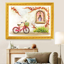 Printed cross embroidered new window nice lover Things bedroom living room dining room minimalist modern small simple line embroidery