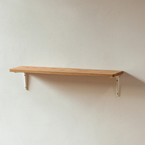 Wood ink MUMO log one-character clapboard Red Oak black walnut shelf solid wood shelf