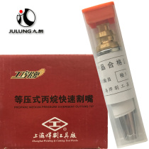 Shanghai welding and cutting tools Factory worker brand GK3 isobaric propane fast cutting nozzle gk3 plum split machine cutting nozzle