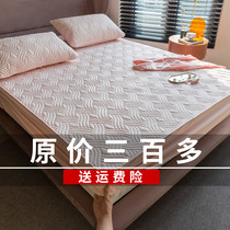 Full cotton bed Bamboo Hat Single Piece Pure Cotton Clip Cotton Mat Bed Cushion Protective Sheath Anti-Slip Fixed Bed Hood Full Bag Dust Cover Sleeve