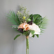 ins Nordic vase simulation bouquet bouquet set home homestay restaurant decorative floral furnishings