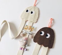 Ins style net red ghost hairpin storage belt childrens room cute hanging decoration wall decoration princess room decoration pendant