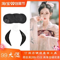 Ancient costume wig twist hair bag horn combination shooting Chinese clothing cos ancient style retro fairy daily style