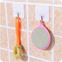 Kitchen wall Nail Free Transparent Hook Magic washable Multi-door post-post repost Multi-functional No-mark hanger
