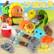 Childrens beach toy car Baby Bath play water suit Cassia dig sand spill shovel and bucket boys and girls tools