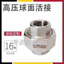 304 316L inner wire slipknot joint spherical hard seal resistant to 210KG high pressure pipe fittings 3000LB Youren 4 6 points