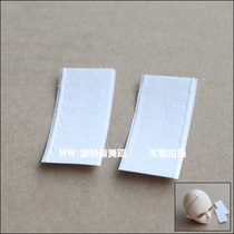 BJD doll small cloth blythe head patch fixed wig with spot accessories Milk silk wool head