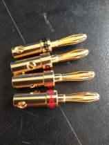 Choseal Akihabara Q-906 solder-free ultra-pure copper terminal banana plug