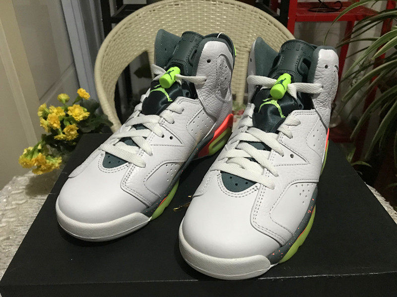 【rainbow体育】 air jordan 6 retro bg乔6 aj6 gs芒果绿 384665-114