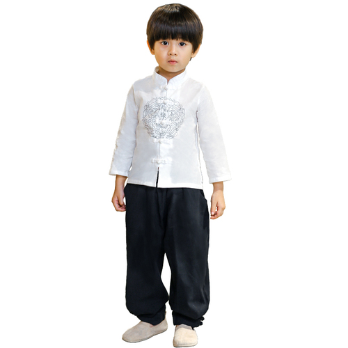 Boys Tang Suit for Kids Boy hanfu chinese style Tang suit children national style children clothing baby spring retro costume Chinese style clothing