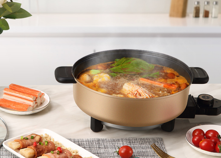 居家电火锅在家享受美味火锅
