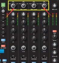 Original Ryan rane SIXTY-EIGHT 68 input signal switch PH CD potentiometer