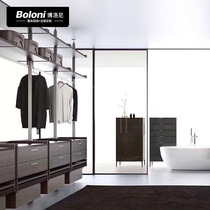 Boloni custom whole wardrobe bedroom walk-in modern glass wardrobe wardrobe cloakroom deposit future