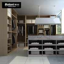 Boloni whole wardrobe custom modern minimalist bedroom walk-in wardrobe big cloakroom deposit Shanghai style Oriental