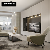 Boloni whole house space 25 square meters living room bedroom interior door glass wardrobe set custom deposit Aurora A