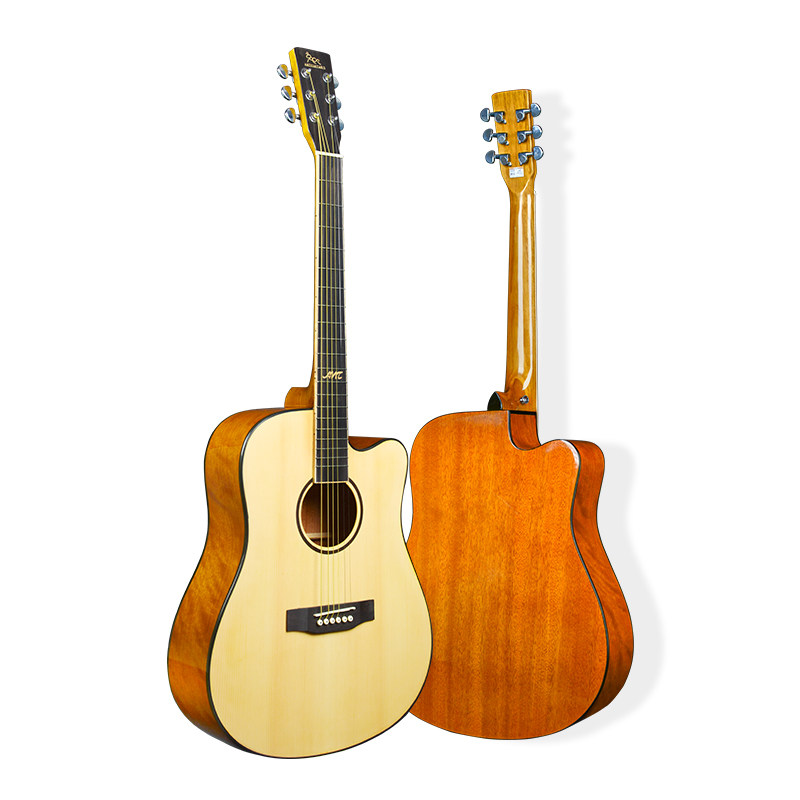 安可吉他民谣吉他40寸41寸木吉他初学者入门吉它学生男女成人乐器_折2