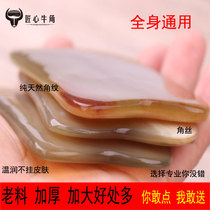 Scrape board set home three-piece horns universal neck facial beauty facial massage lymphatic essential oil