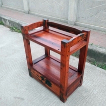 Old boat tea cabinet dinner cabinet solid wooden cabinet cabinet cabinet cabinet Flower frame household small tea cabinet corner cabinet