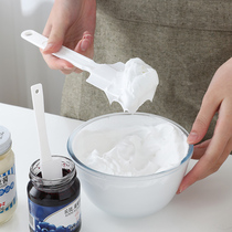 Japanese silicone butter spatula cream cake spatula baking tool high temperature resistant tomato sauce spatula White