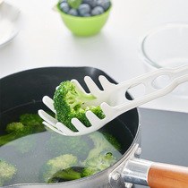 Japanese-style high temperature resistant noodle fish egg colander kitchen household drain net fishing dumpling net plastic noodle spoon