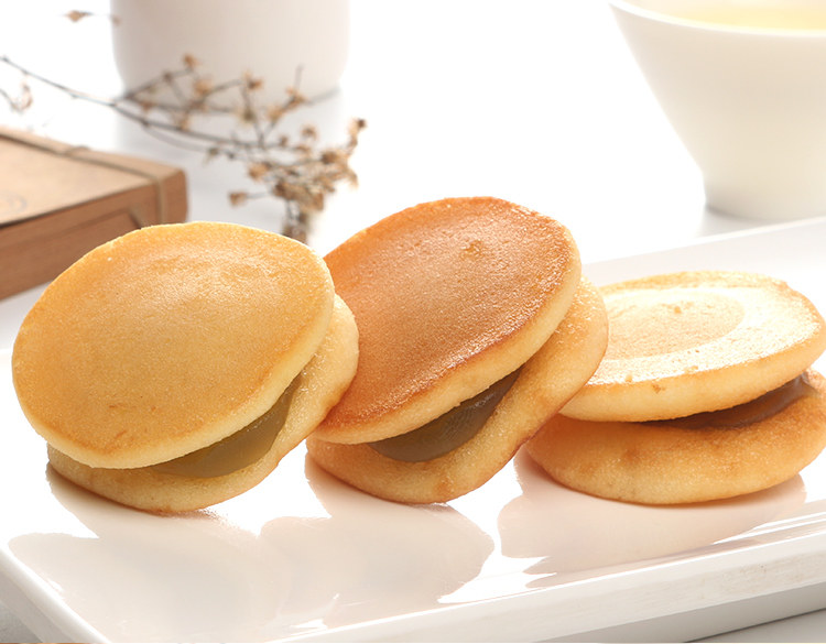 回头客铜锣烧160g抹茶味夹心蛋糕10枚西式小点心饼干小零食面包