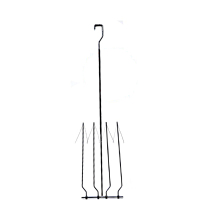 Stainless Steel Green Vacuum Plated Spray Electrolytic Zinc Plated Chrome Fishing Rod Spray Paint Hanger Electrophoresis Bag Gel Manufacturer Direct