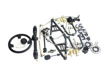 Self-made electric motorcycle quad bike ATV KART accessories modified suspension rocker steering machine system assembly