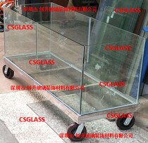 Stainless steel base pulley Glass fish tank Fish tank customization