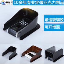 Video doorbell waterproof cover protective cover switch rain cover access control building intercom host acrylic sunshade