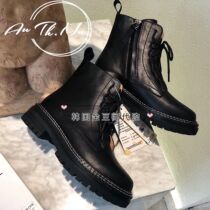 2020 Autumn South Korea East Gate AUTH new calf leather Martin boots thick-soled locomotive short boots womens shoes