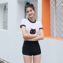 Split Swimsuit Woman sashimi shades conservative sunscreen 2022 spa new student flat corner pants swimsuit