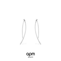 APM Monaco Simple Geometric Line Earrings Earrings Earrings Earrings Round Face Earrings Gift for Girlfriend New Year Gift