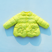 Autumn and winter childrens baby down jacket Infants and young children thick warm down liner jacket men and women childrens western style short top