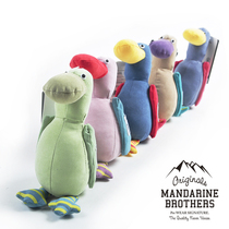 Japanese Lotte Mandarine Brook dog toy small and medium dog cloth craft loud and sound at home