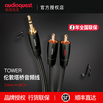 audioquest line St. AQ Tower Bridge audio line one point two 3 5 turns double Lotus sound Line