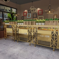 Modern style Simple creative Wrought iron low partition green flower stand decorative screen Bar restaurant card seat fence fence