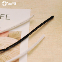 Source Jane hand-created wool felt poke diy hand twist stick doll bone skeleton DIY material fine wool strip