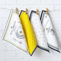 Nordic cotton and linen western food mat dining table fabric insulation mat tableware mat napkin wipe towel cover cloth photo background cloth