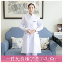 Nurse clothing short sleeve summer clothing Zhongshan collar plus blue side winter clothing long sleeve Health School hospital pharmacy dental size