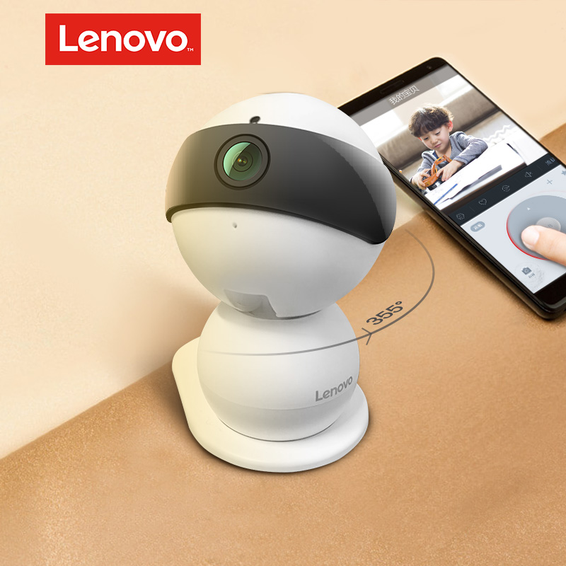 Lenovo 聯(lián)想看家寶 Snowman雪人系列 無線高清夜視 720P云臺全景攝像頭