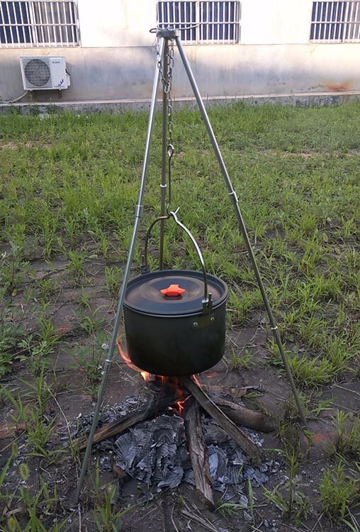 户外吊锅,让我尽情享受美味