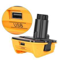 Dewei battery transfer DCA1820 use Dewei 20V lithium battery to 18V nickel electric tool with USB output
