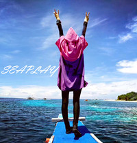 SEAPLAY orcas dry bathrobe swimming diving wind protection and sun protection private coat cloak two colors