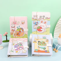 Big magnetic buckle Graduation Album sixth grade creative graduation season personality loose leaf color page cute message book