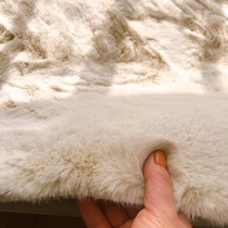 Nordic Imitation Rabbit Fur Carpet Living Room Bedroom Bedside Tea Table Thickened Floating Windows Ins Wind Shake Sound Cog Blanket Mat