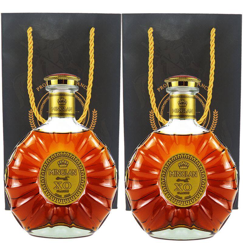 进口xo白兰地威士忌500ml2瓶