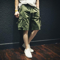 PWY Tide Cards Summer Thin shorts men 2022 casual loose tooling multiple pockets Straight barrel speed dry 50% pants