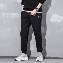 Tide Cards 2022 Spring Autumn New Trends 100 Hitchhiking Casual Pants Small Feet Loose Harynn Work Pants Men Straight Tube Bunches Pants