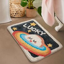 Floor mat upholstery green carpet store Foot mat doormat door mat entrance interior designer non-slip quick-drying semi-circle