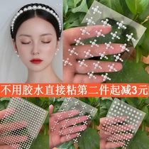 Stage makeup bright diamond eye drill for children eye angle patch eye makeup accessories tear Diamond Pearl paste rhinestone face stick Diamond eyebrow decoration